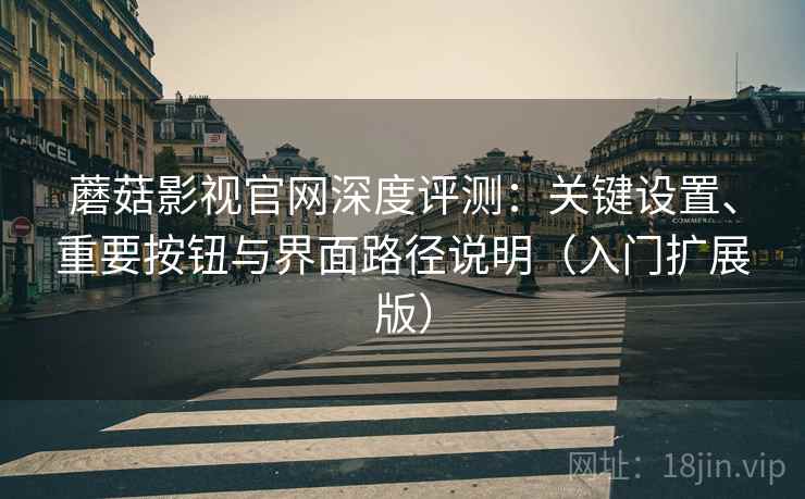 蘑菇影视官网深度评测：关键设置、重要按钮与界面路径说明（入门扩展版）