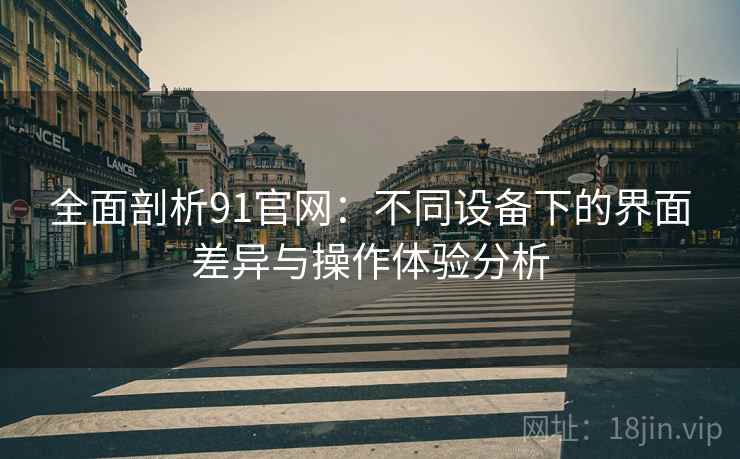 全面剖析91官网：不同设备下的界面差异与操作体验分析