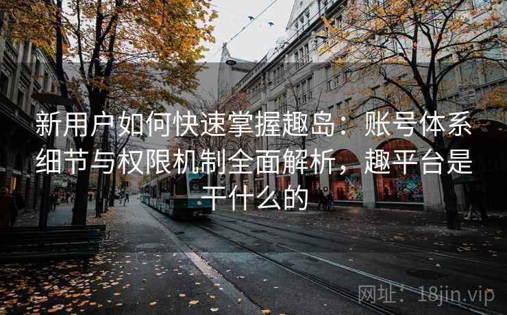新用户如何快速掌握趣岛：账号体系细节与权限机制全面解析，趣平台是干什么的
