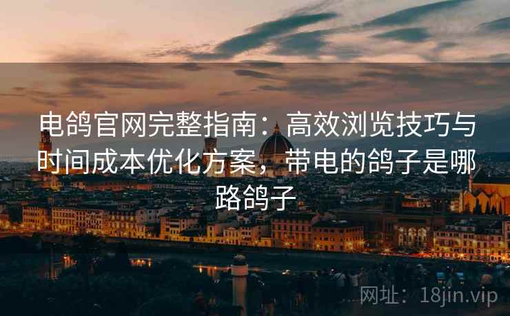 电鸽官网完整指南:高效浏览技巧与时间成本优化方案,带电的鸽子是哪路鸽子 电鸽官网完整指南:高效浏览技巧与时间成本优化方案,带电的鸽子是哪路鸽子