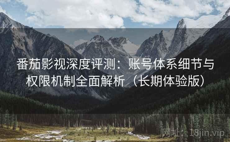 番茄影视深度评测：账号体系细节与权限机制全面解析（长期体验版）