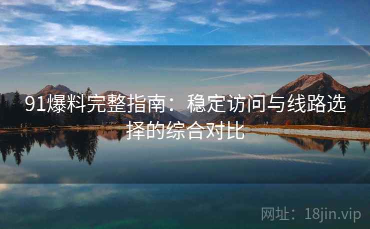 91爆料完整指南：稳定访问与线路选择的综合对比