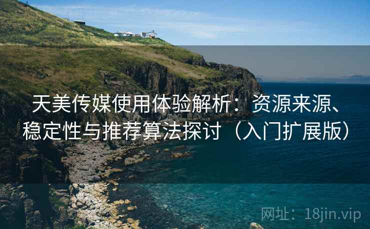 天美传媒使用体验解析：资源来源、稳定性与推荐算法探讨（入门扩展版）