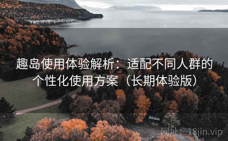 趣岛使用体验解析：适配不同人群的个性化使用方案（长期体验版）