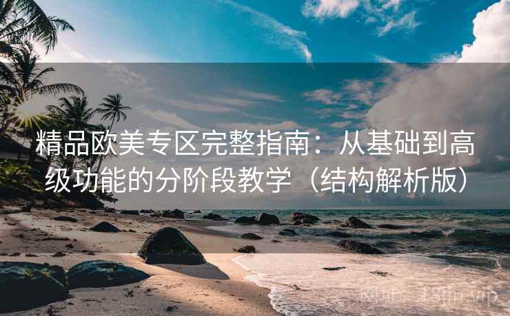精品欧美专区完整指南：从基础到高级功能的分阶段教学（结构解析版）