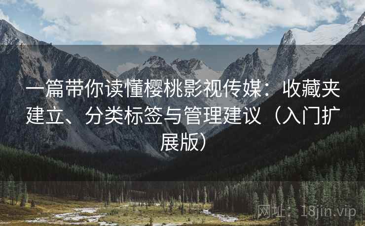 一篇带你读懂樱桃影视传媒：收藏夹建立、分类标签与管理建议（入门扩展版）